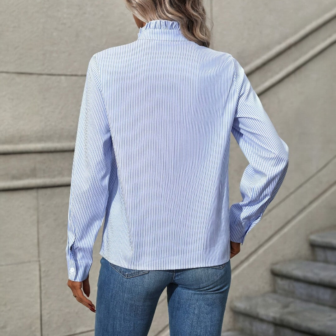 Alondra Loose Striped Blouse