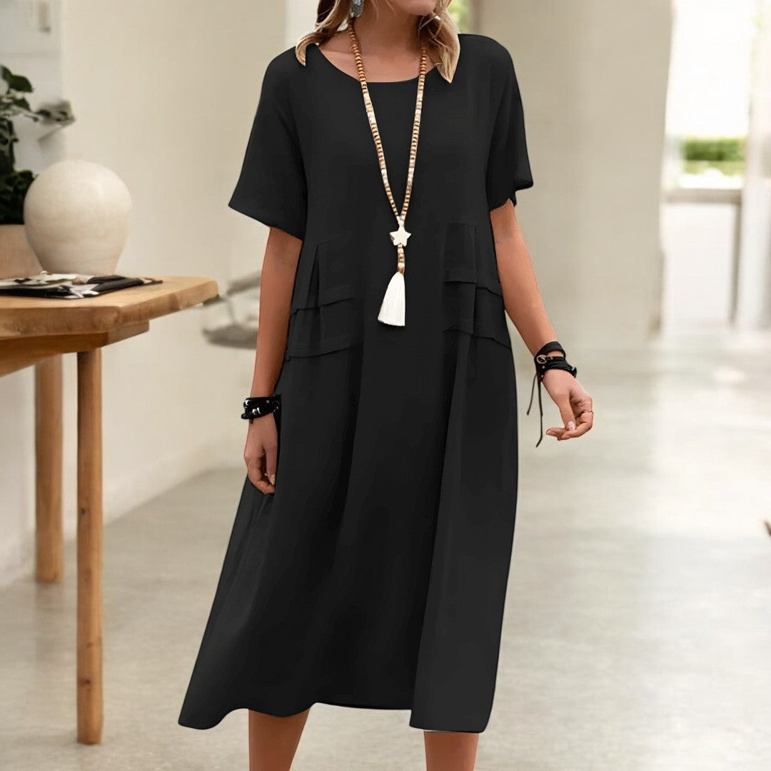 Aisha Maxi Short Sleeve Dress