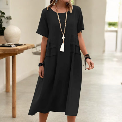Aisha Maxi Short Sleeve Dress