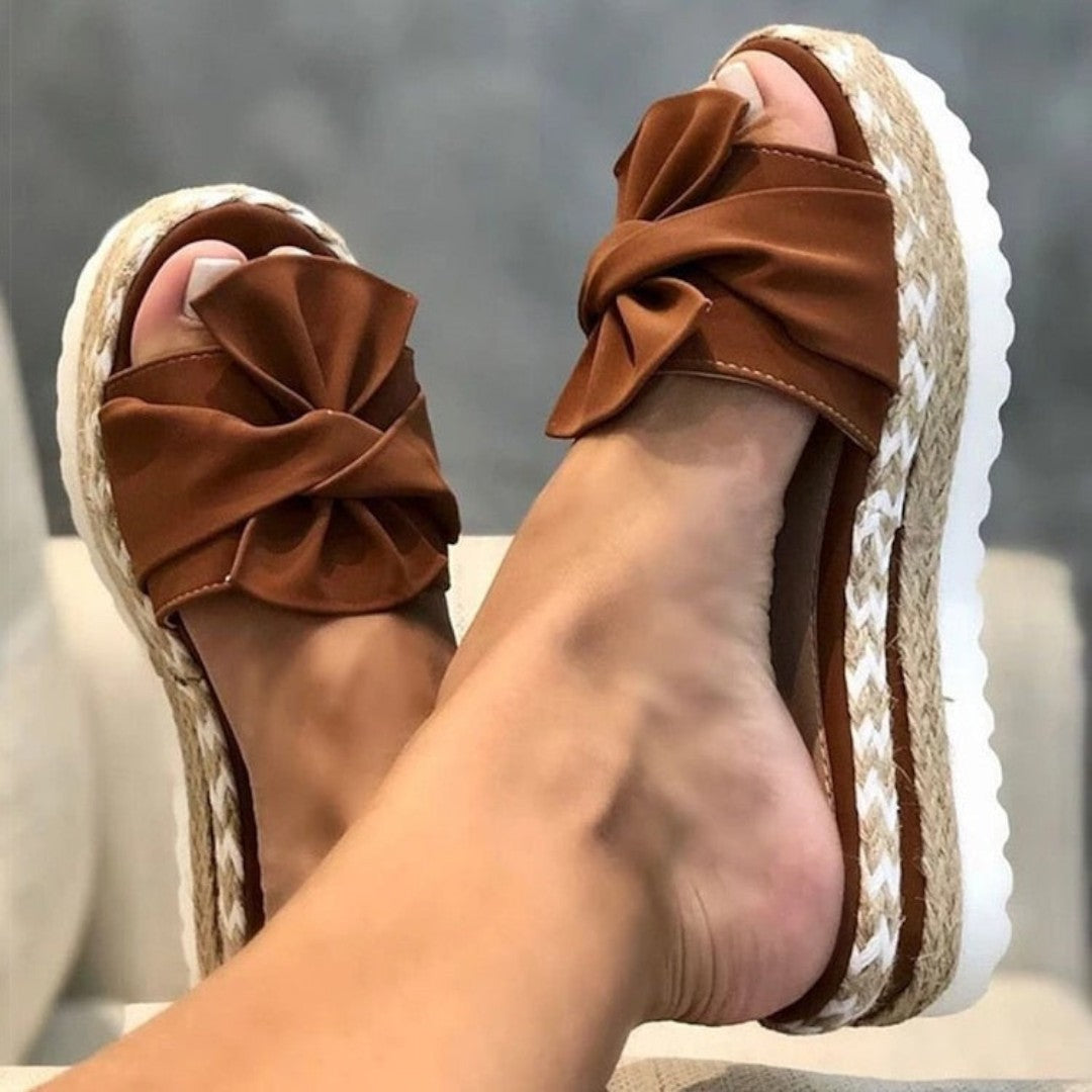 Anika Summer Sandals with Bow