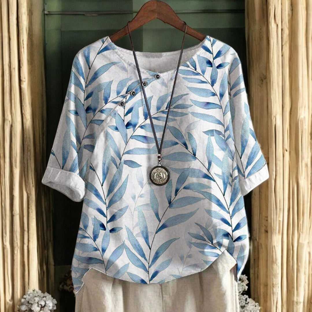 Alianna Shirt Button Detail Top