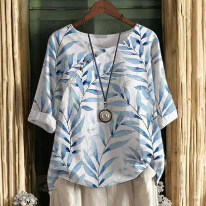 Alianna Shirt Button Detail Top
