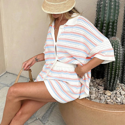 Janice™ Striped Knit Set