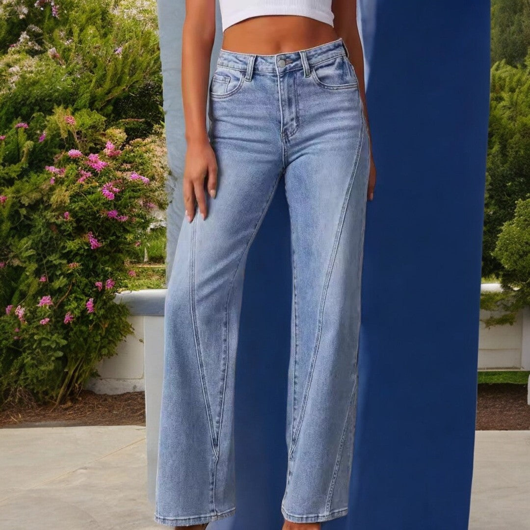 Amari High Waist Wide Leg Jeans