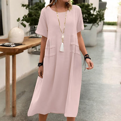 Aisha Maxi Short Sleeve Dress
