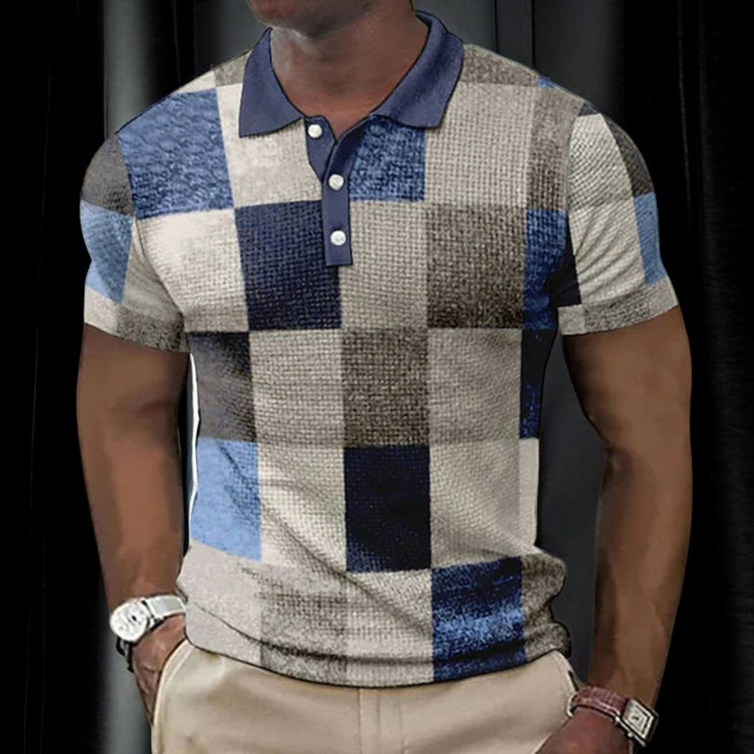 Jensen Checkered Polo