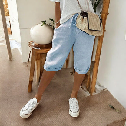 Zuri Cotton-Linen Pants