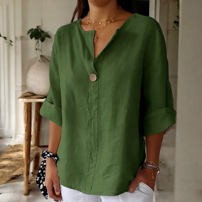 Arabella Casual V Neck Shirt