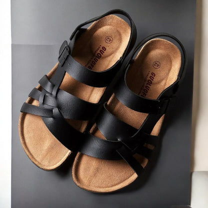 Lara Beach Leather Sandals
