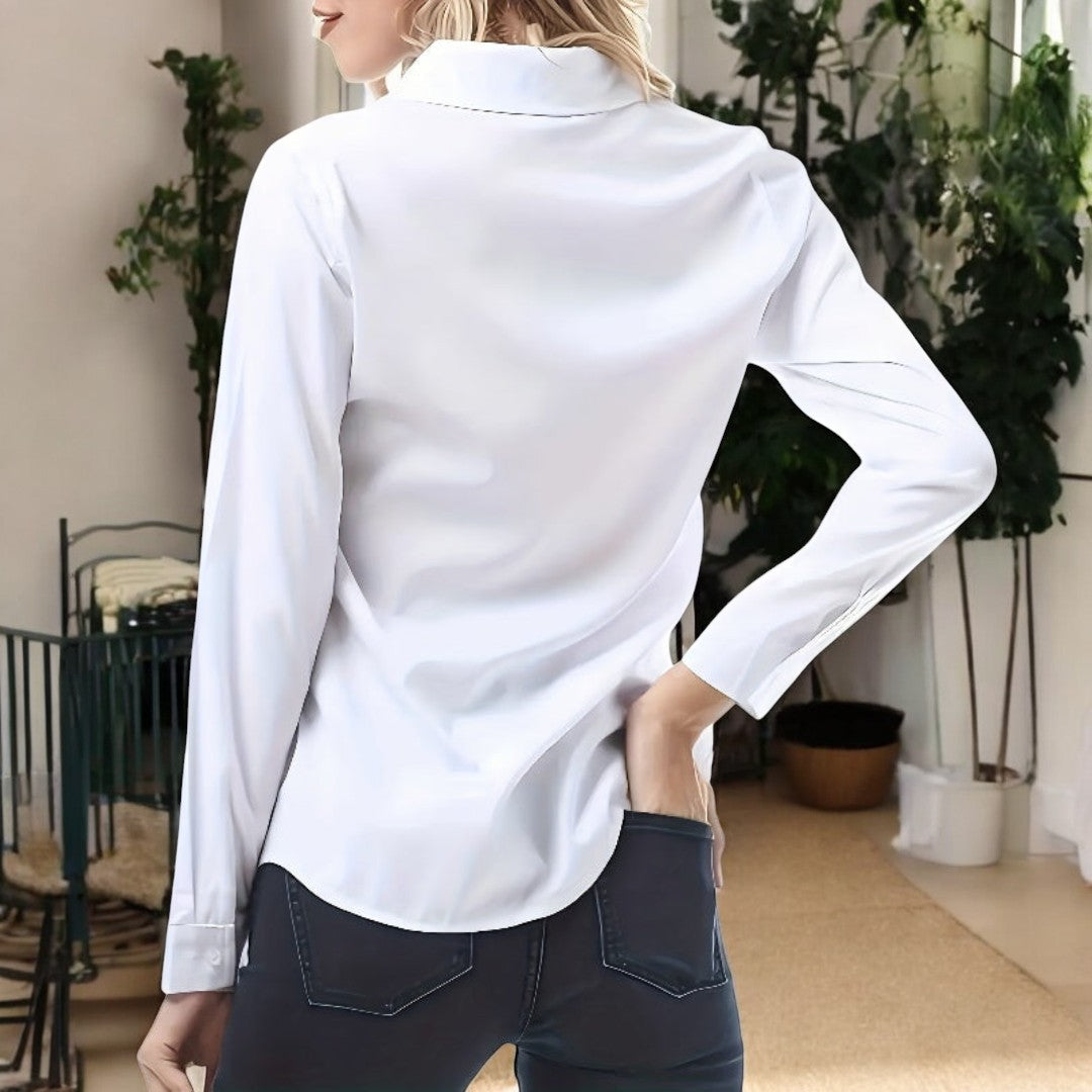 Thalia Button-Up Blouse