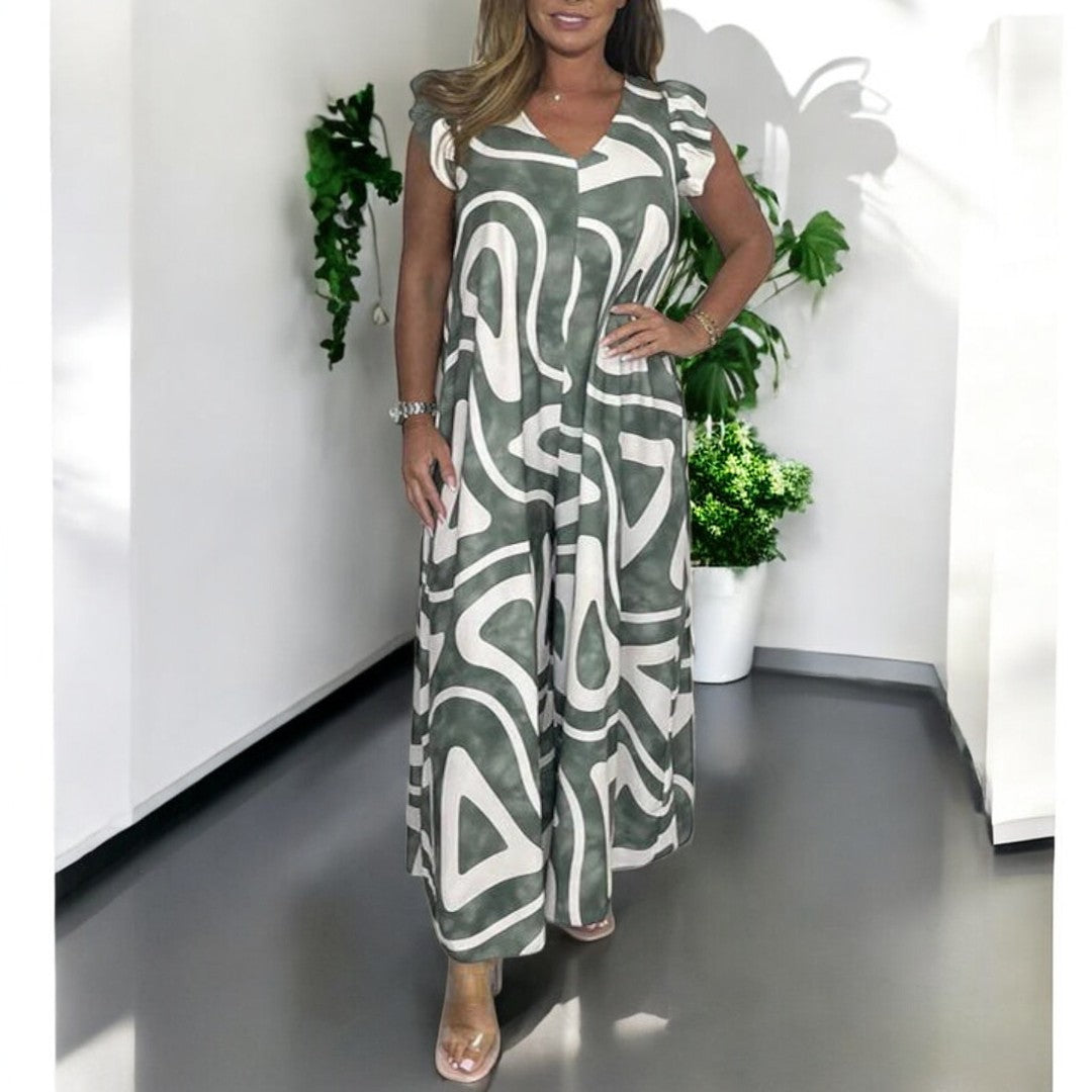 Kenia Summer Wide Leg Jumpsuit