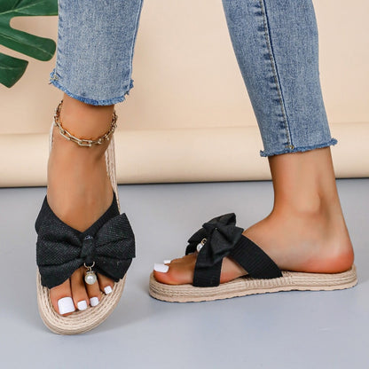 Kara Summer Sandals with Bow