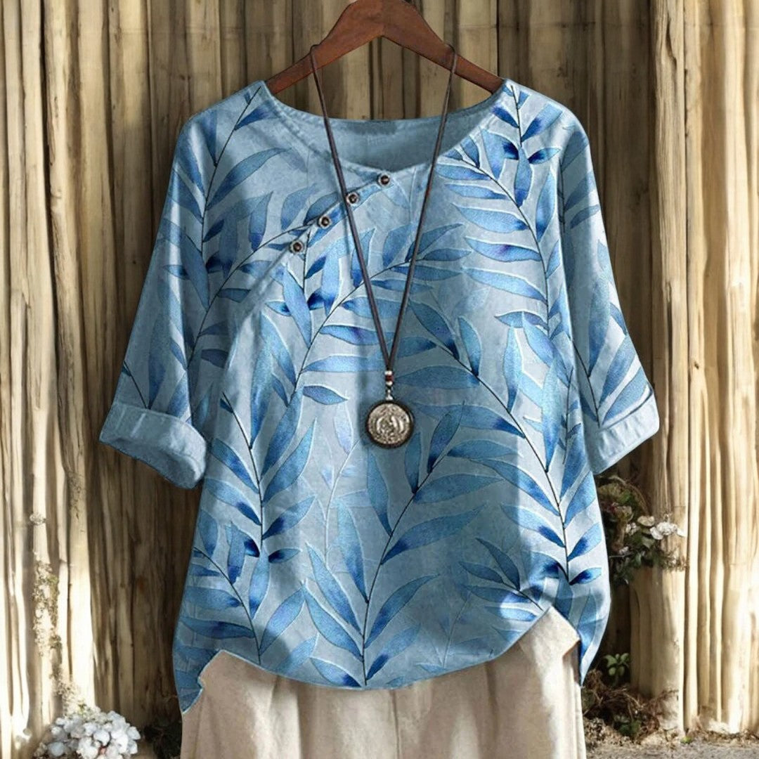 Alianna Shirt Button Detail Top