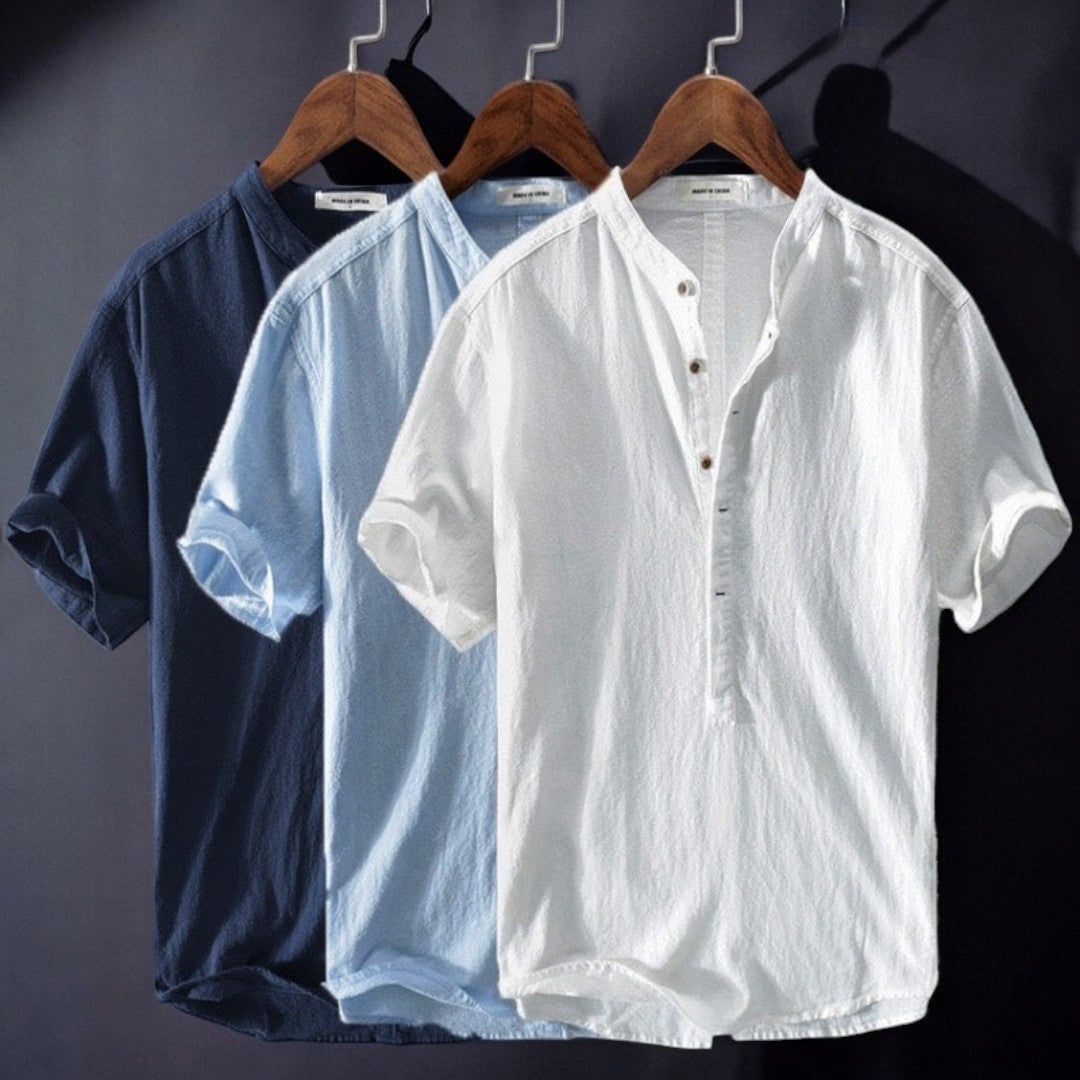 Trevor Cotton-Linen Shirt