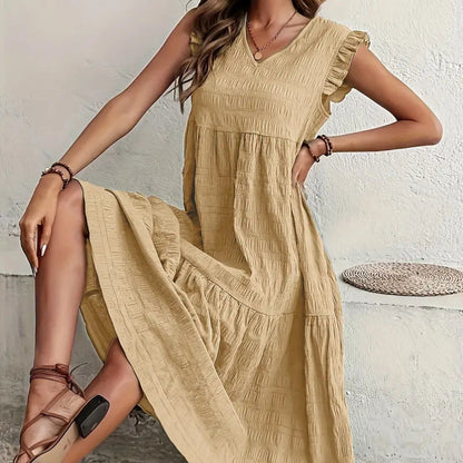 Carla Textured Midi Dress