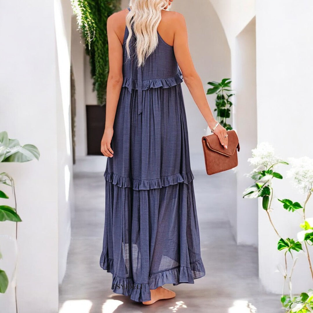 Scarlet Sleeveless Maxi Dress