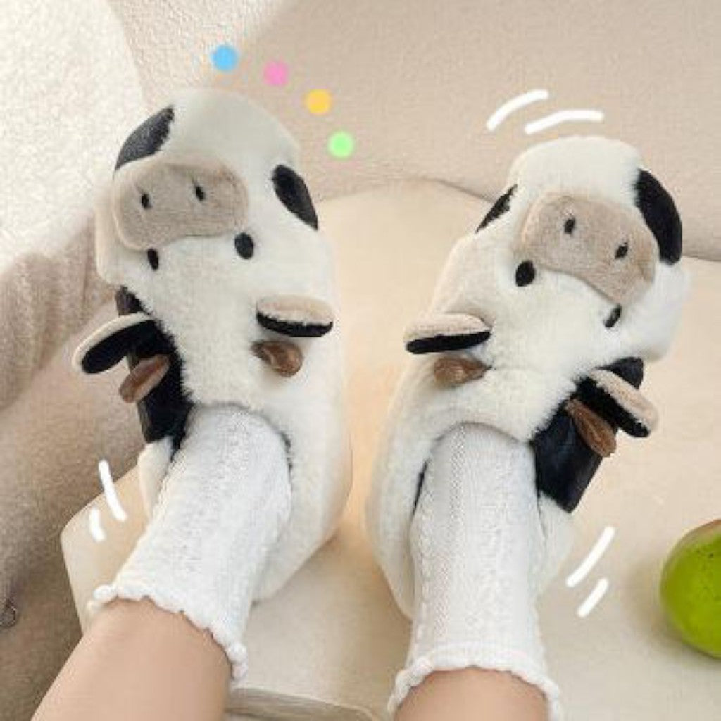 Kiana Plush Fuzzy Warm Slippers