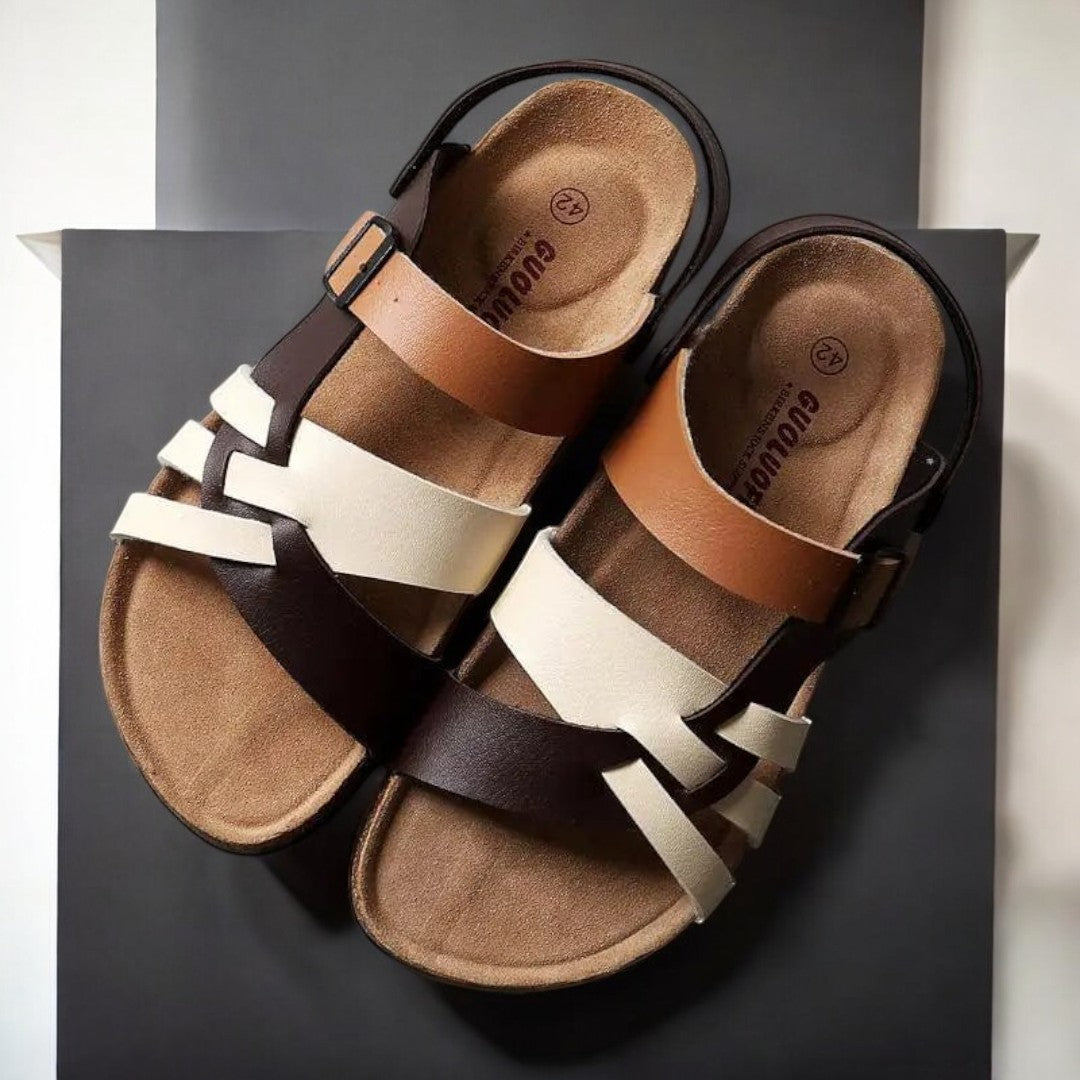 Lara Beach Leather Sandals