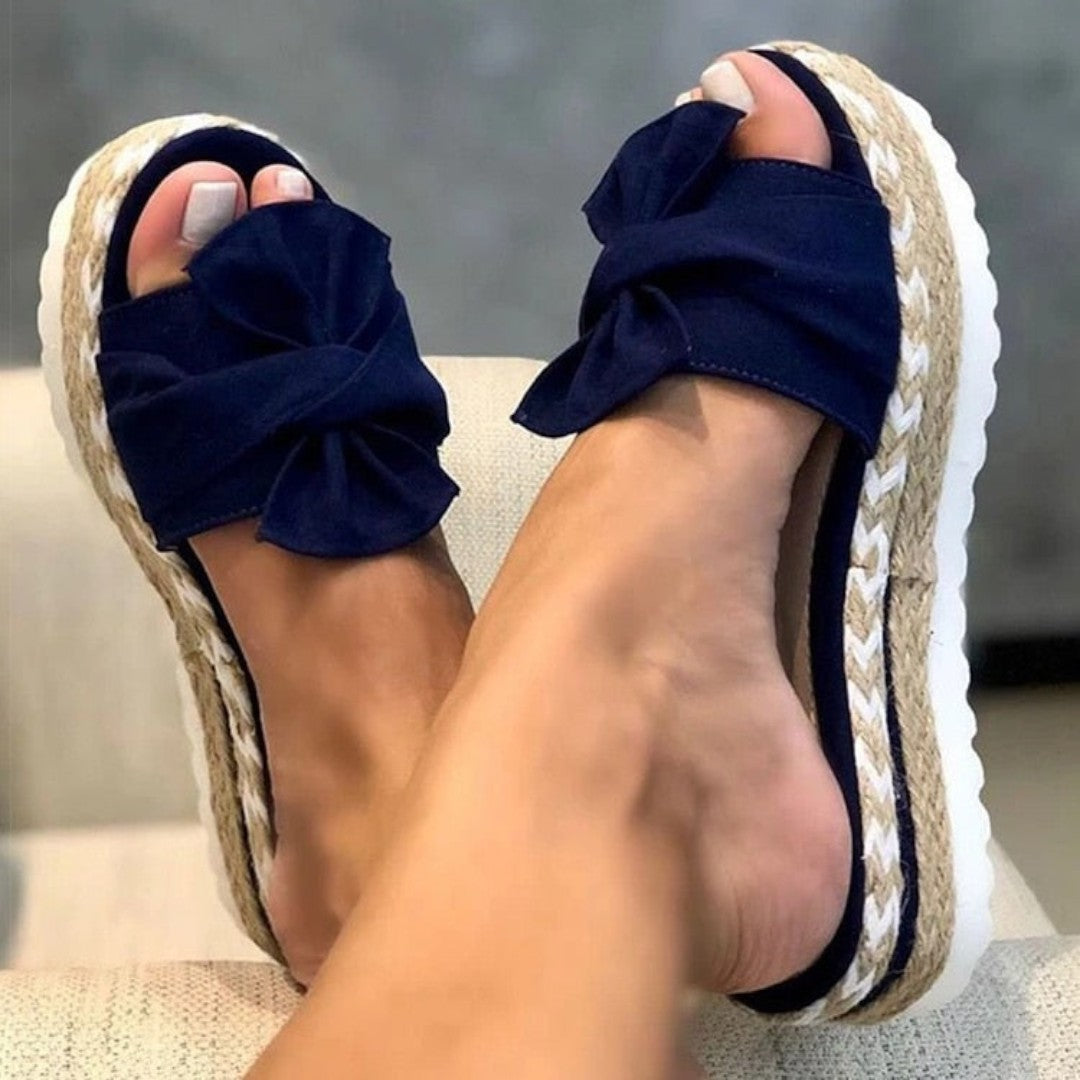 Anika Summer Sandals with Bow