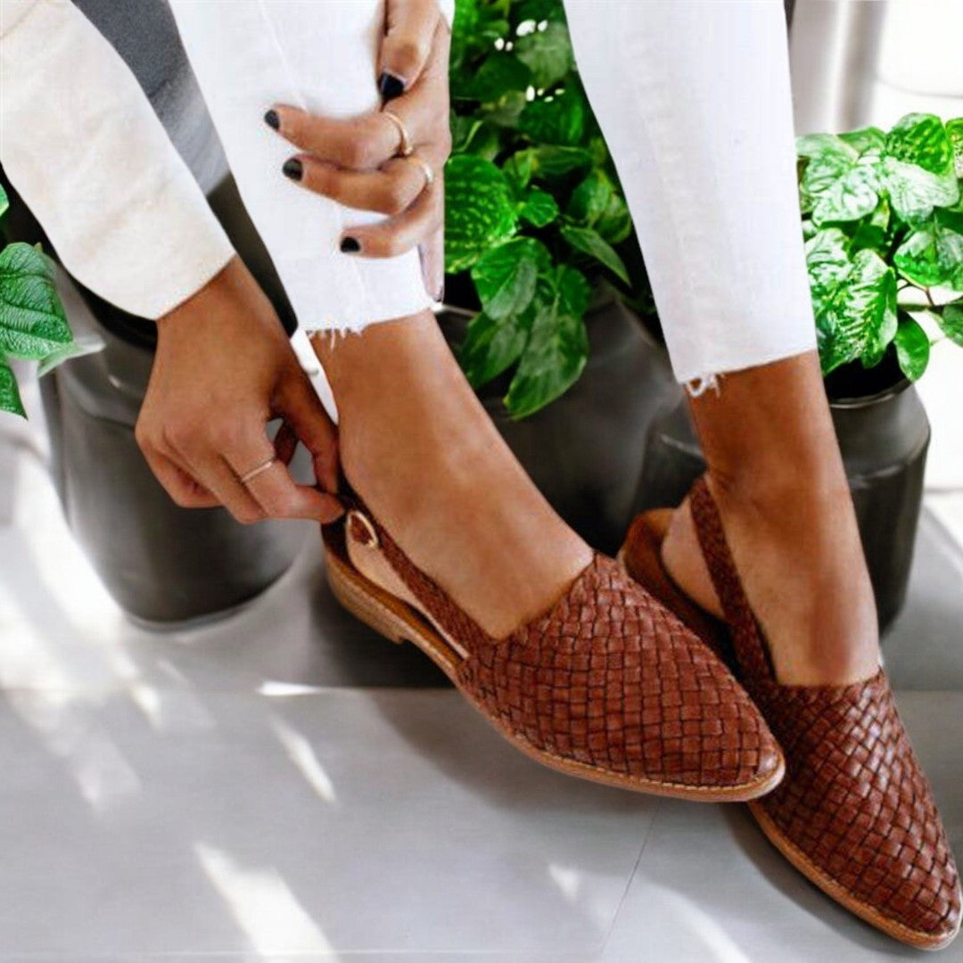 Adriana Flat Sandals Pointed