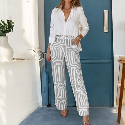 Maisy Shirt Loose Trousers Set