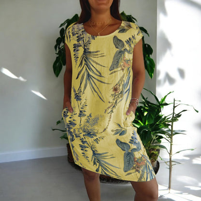 Aniyah Floral Mid Length Dress