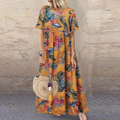 Jessa™ | Vibrant Floral Maxi Dress