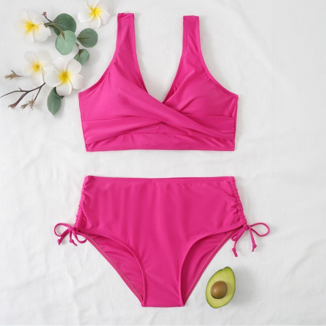Aleena Solid Swimwear Bikini