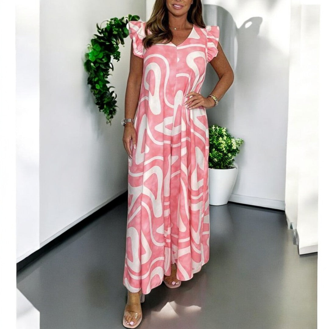 Kenia Summer Wide Leg Jumpsuit