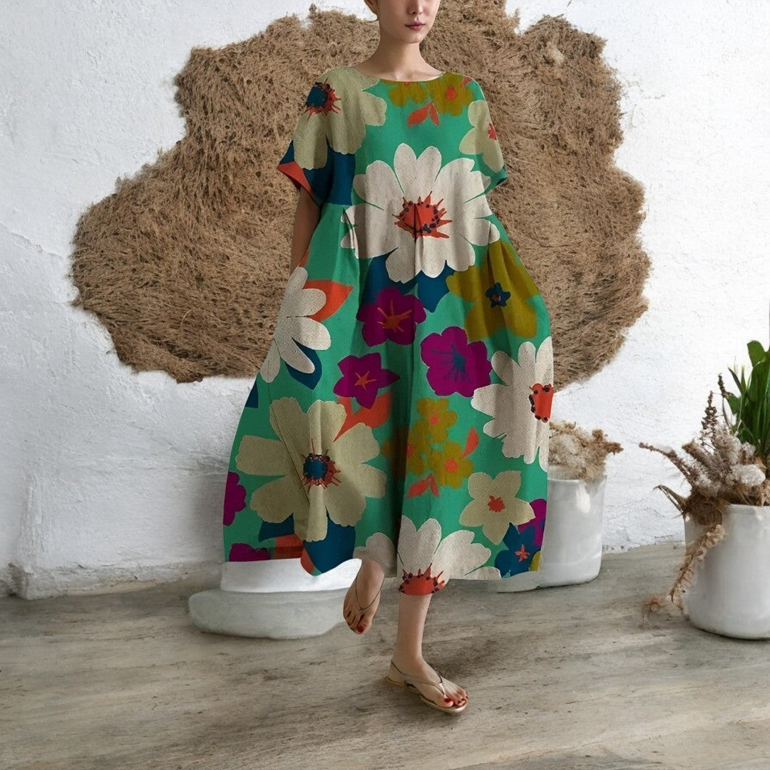 Camryn Boho Floral Dress