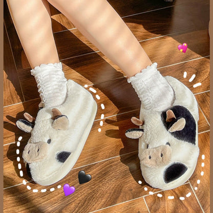 Kiana Plush Fuzzy Warm Slippers