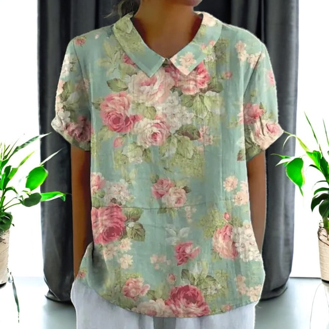 Bridget Cotton and Linen Blouse