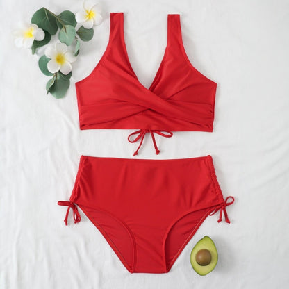 Aleena Solid Swimwear Bikini