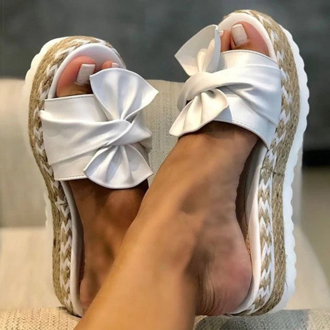 Anika Summer Sandals with Bow