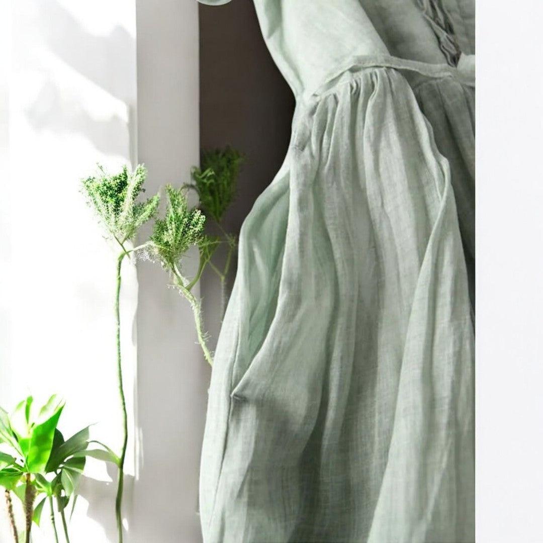 Danna Linen Summer Dress