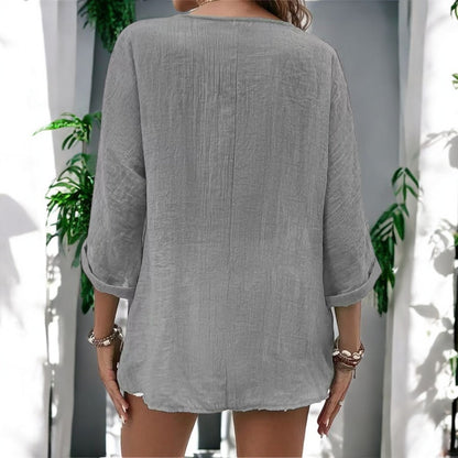 Ramona Long Sleeve V-neck Top