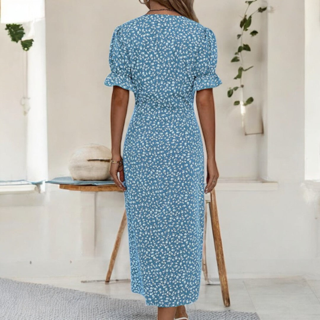 Diana Fresh Bloom V-Neck Dress