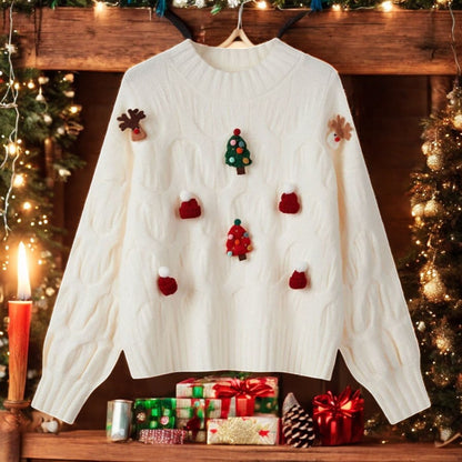 Christmas Tree Knitted Sweater