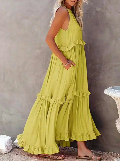 Rachel™ Sleeveless Maxi Dress