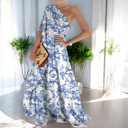 Lorelei One Shoulder Long Dress