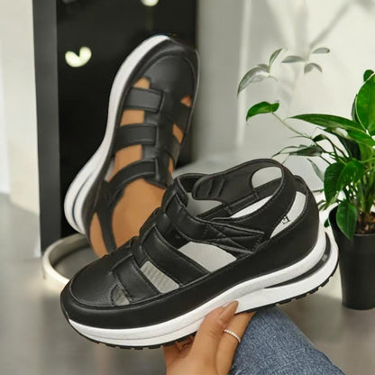 Macie Round Closed Toe Sandals