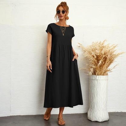Izabella Sleeveless Dress With Pocket