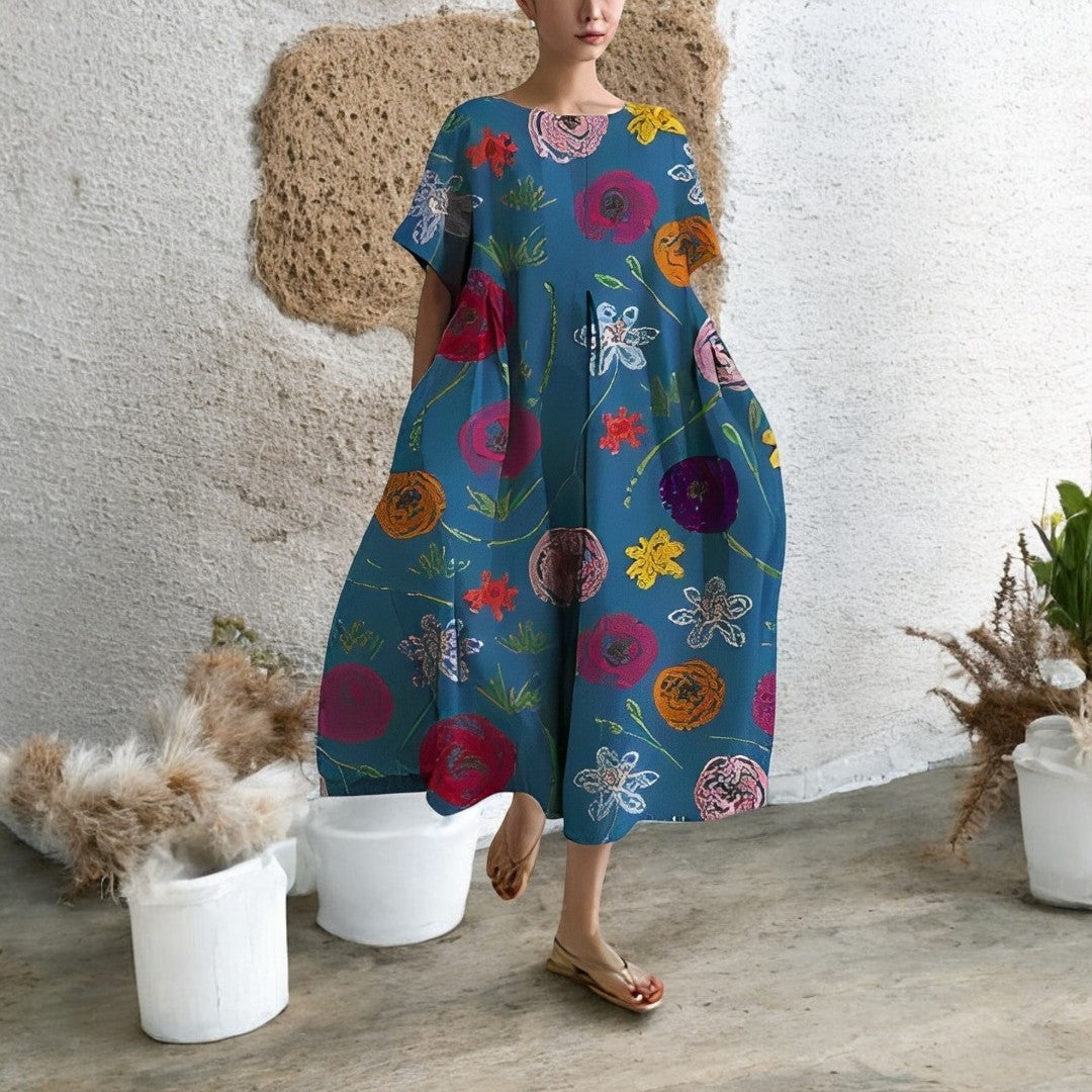 Camryn Boho Floral Dress