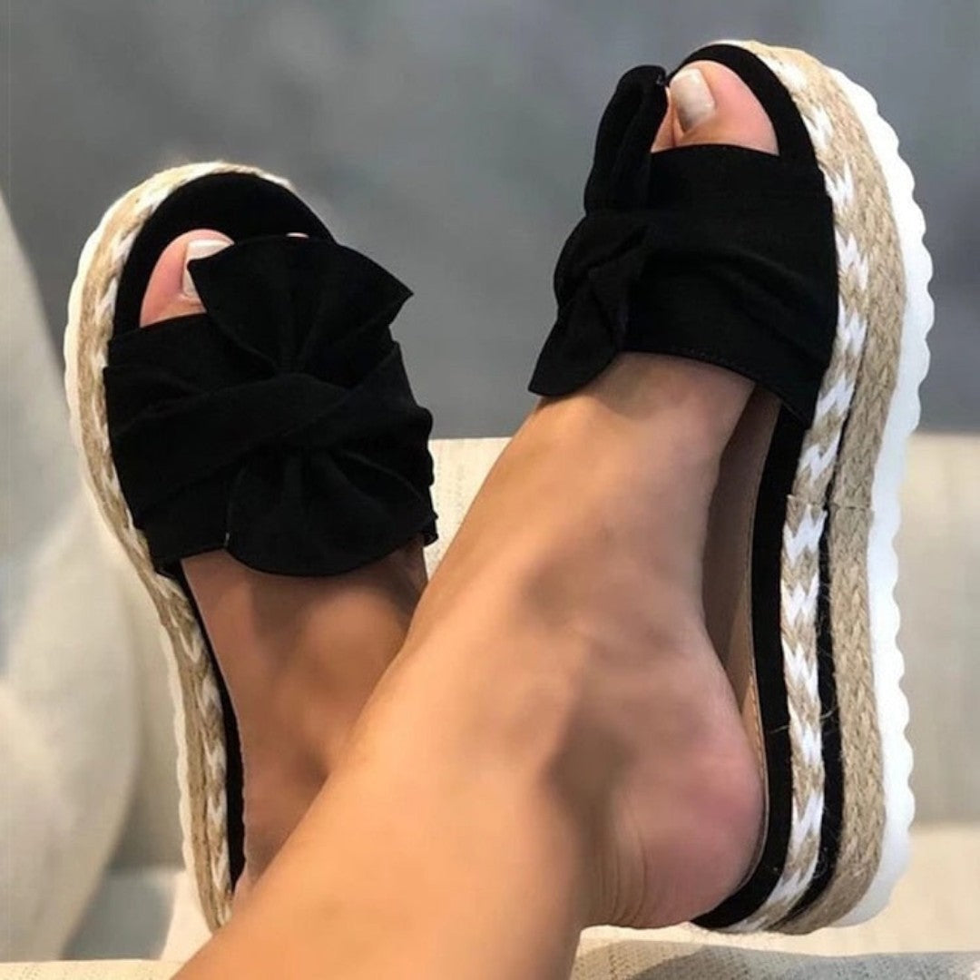 Anika Summer Sandals with Bow