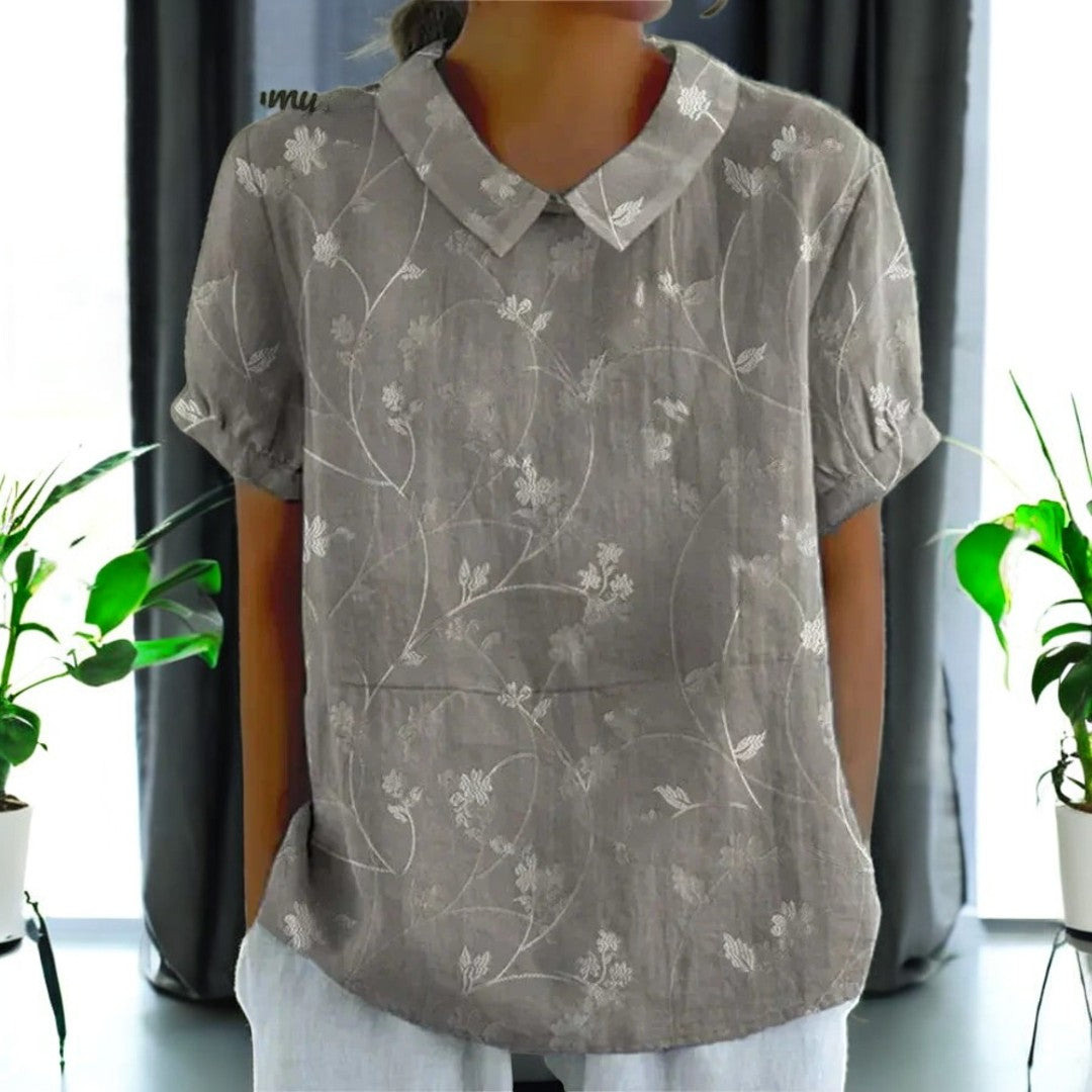 Bridget Cotton and Linen Blouse