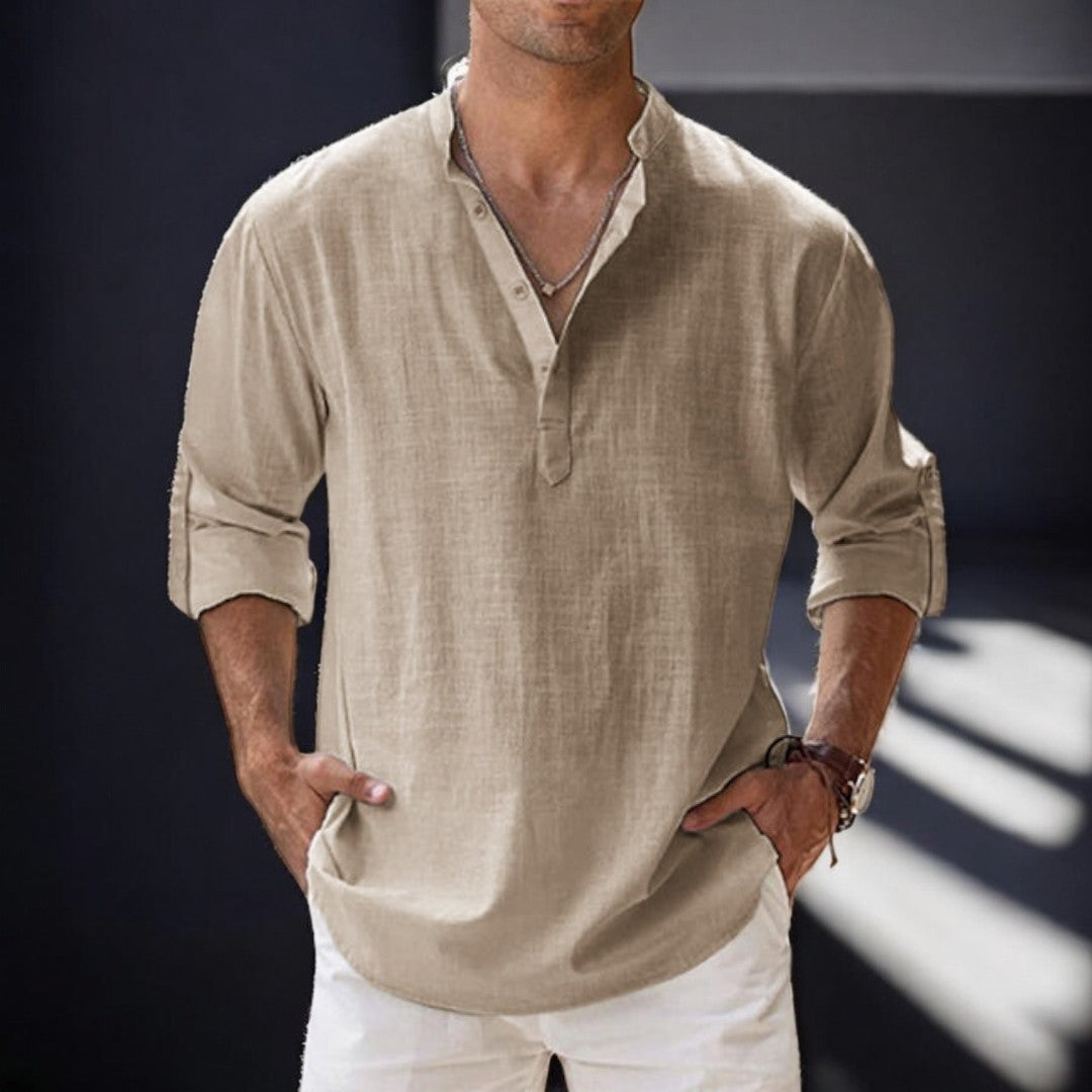 Austin Linen Overshirt