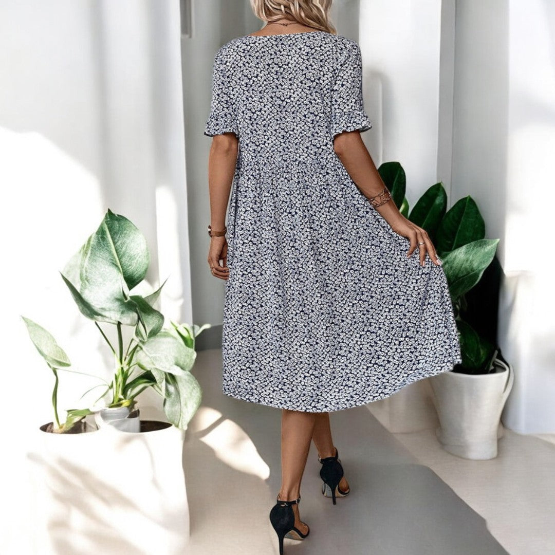 Ainara Floral Midi Dress