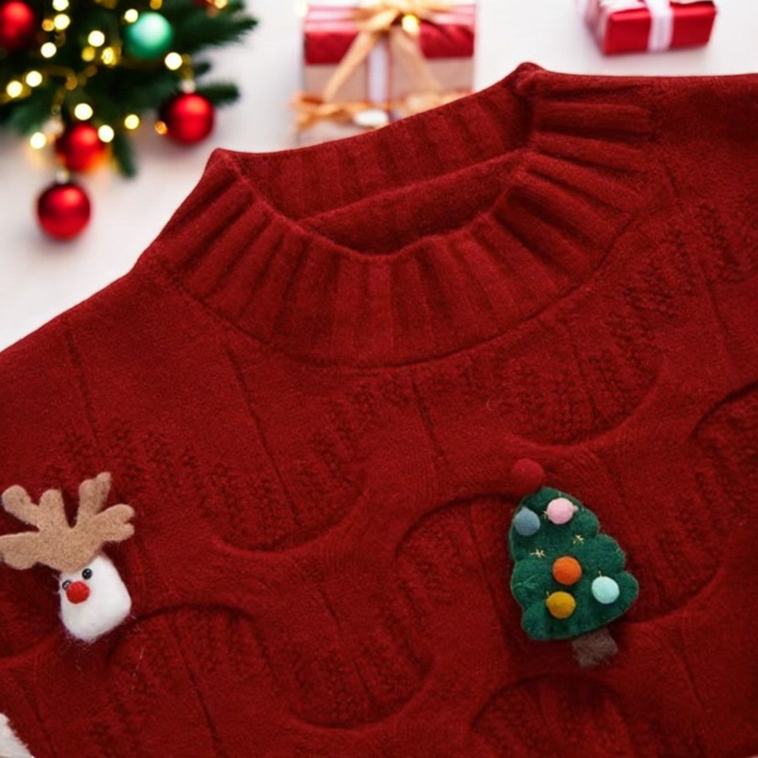 Christmas Tree Knitted Sweater