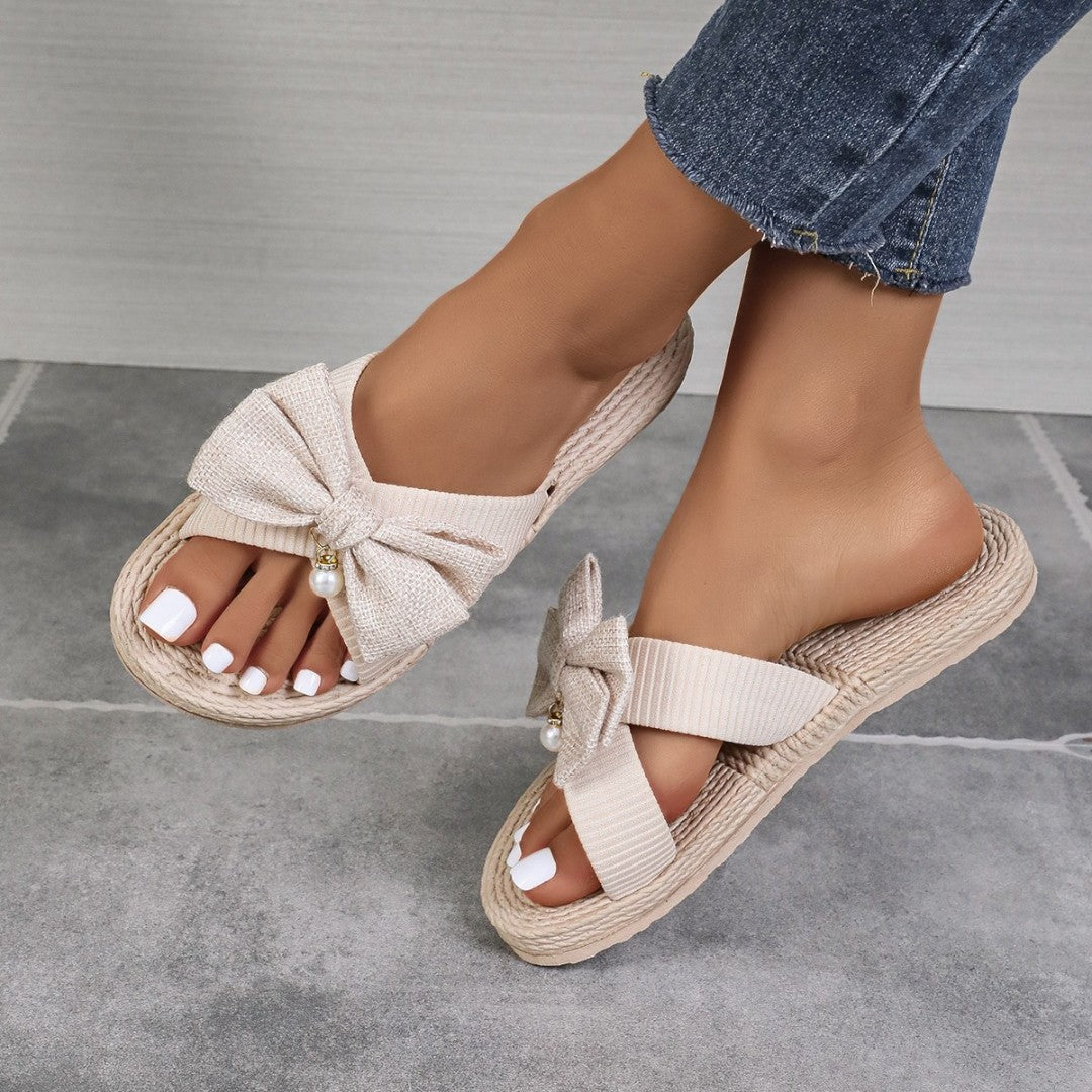 Kara Summer Sandals with Bow