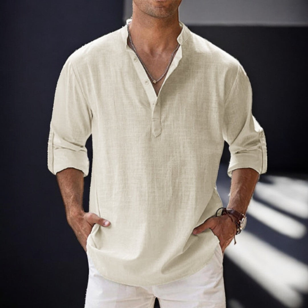 Austin Linen Overshirt
